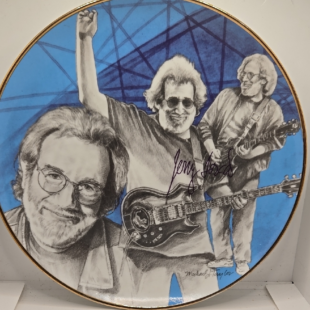 Jerry Garcia Black and White With A Touch Of Gray Illustration Art